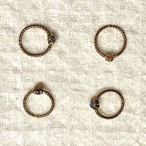 4 stackable rings